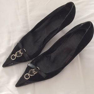 Dior black heels size 39